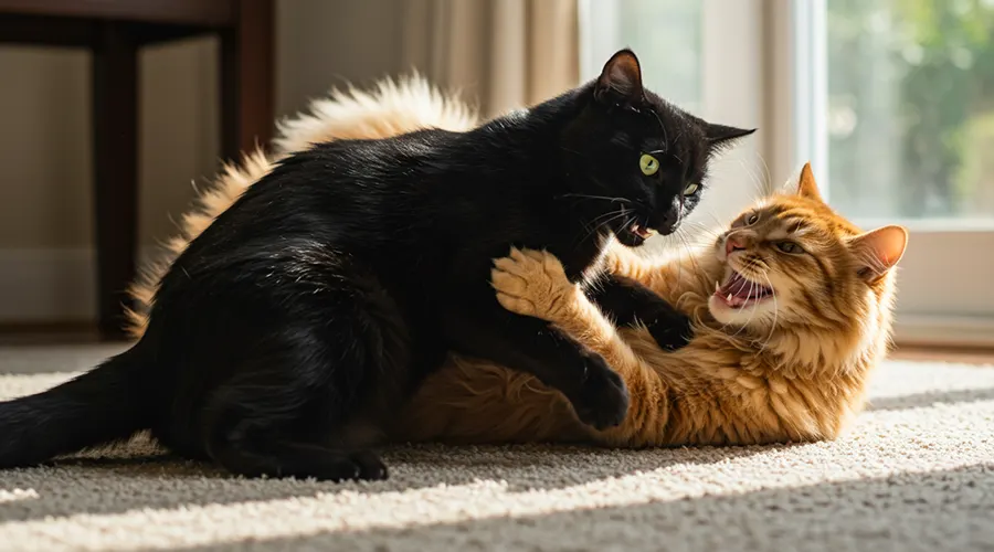 أسباب جروح القطط المتقيحة