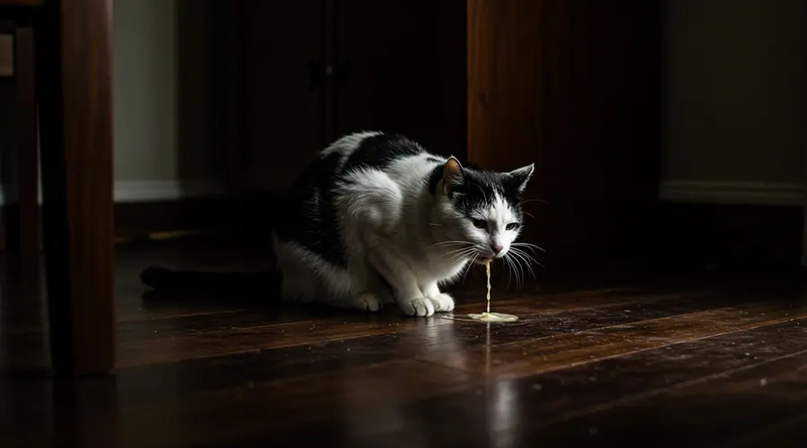 ألوان وأشكال ترجيع القطط