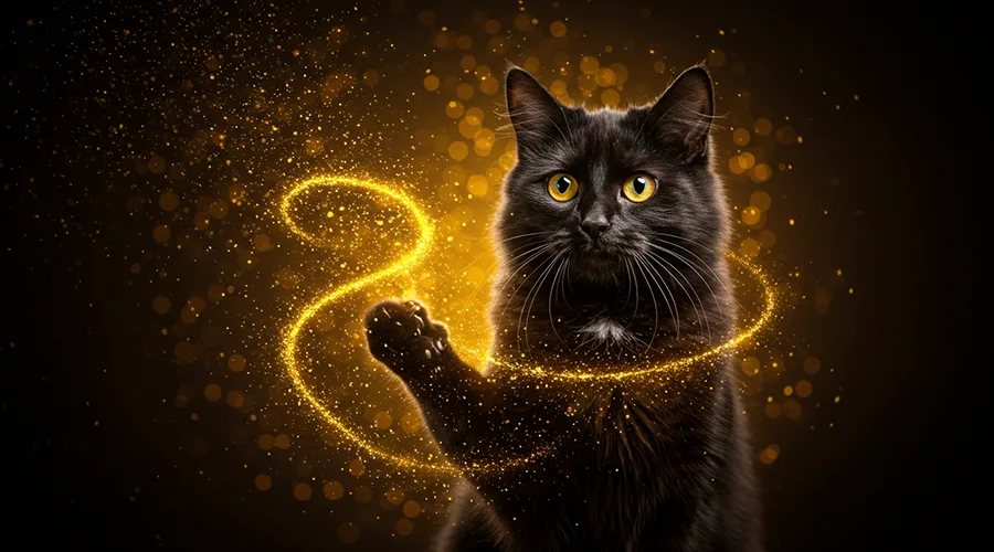 اسماء قطط سوداء من الأساطير والسحر