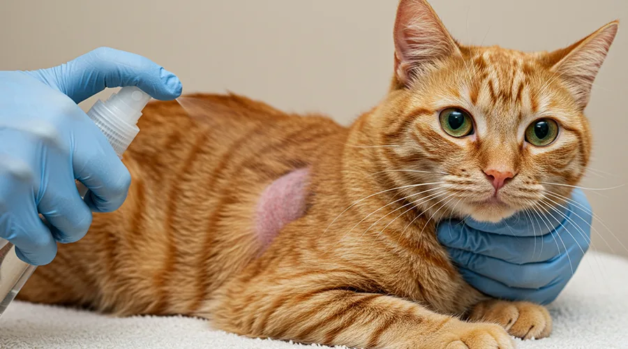 الاحتياطات والتوجيهات المهمة قبل استخدام الخل لعلاج فطريات القطط