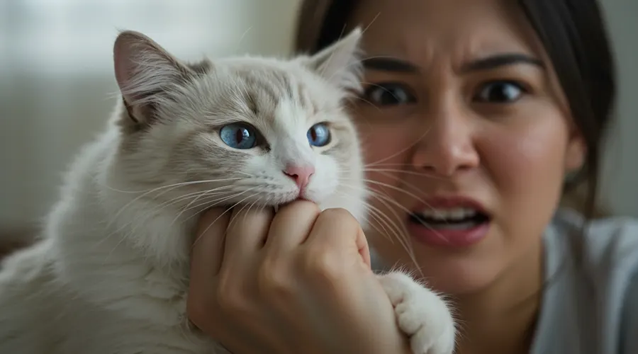 الوقاية من عضات القطط