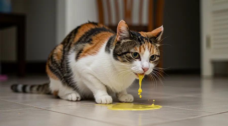 ترجيع القطط