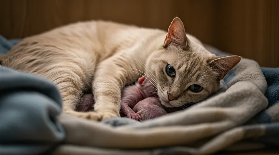 تعسر ولادة القطط وماهي الأسباب والعلاج؟