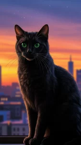 خلفيات القطط السوداء
