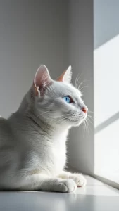 خلفيات قطط بيضاء فخمة