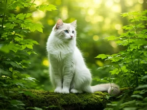 خلفيات قطط بيضاء للآيباد