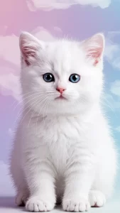 خلفيات قطط بيضاء منشورات إنستغرام