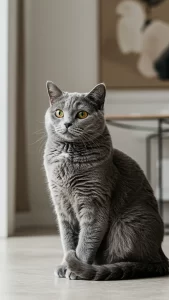 خلفيات قطط رمادية فخمة