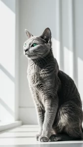 خلفيات قطط رمادية فخمة