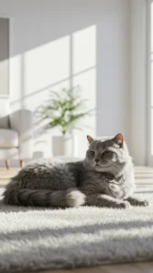 خلفيات قطط رمادية فخمة