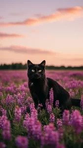 خلفيات قطط سوداء كيوت للايفون