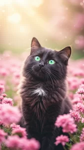 خلفيات قطط سوداء كيوت للبنات