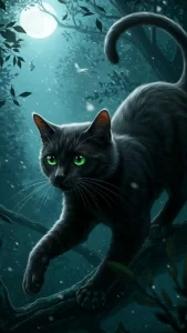 خلفيات قطط سوداء كيوت للهاتف