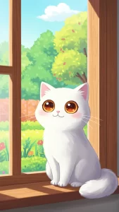 خلفيات قطط كيوت كرتونية