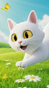 خلفيات قطط كيوت كرتونية