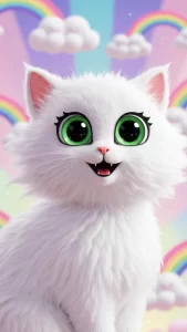 خلفية قطة مضحكة