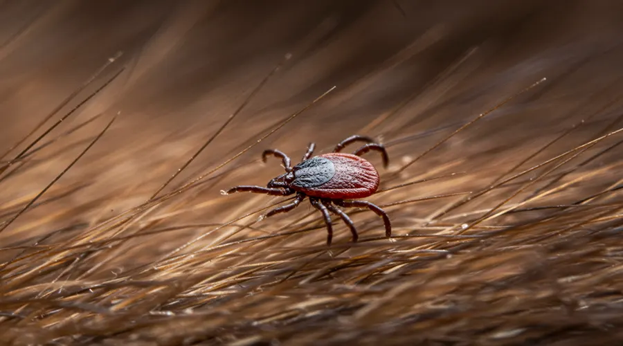 شكل القراد في القطط