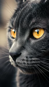 صور قطط سوداء واقعية بجودة 4K