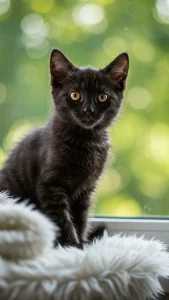صور قطط سوداء واقعية بجودة 4K