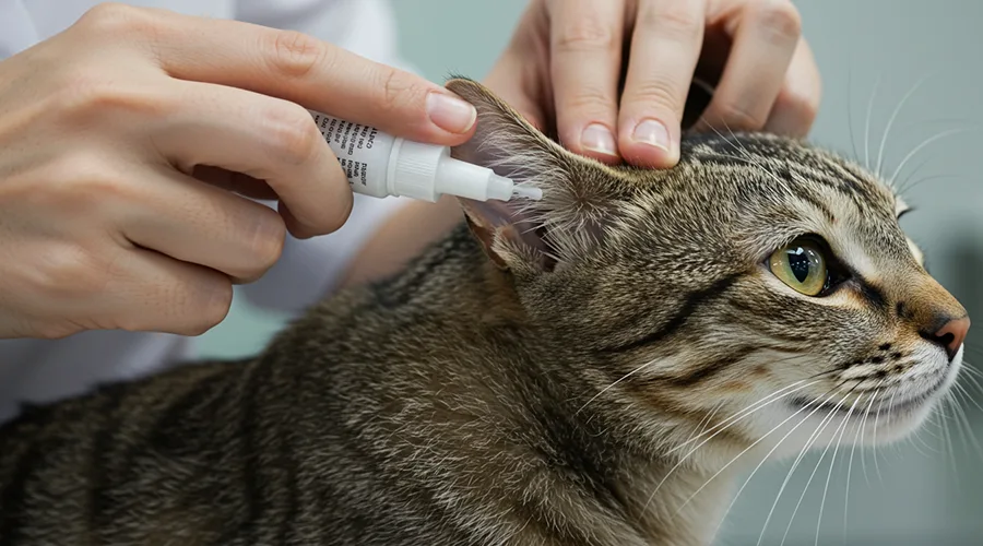 علاج فطريات أذن القطط