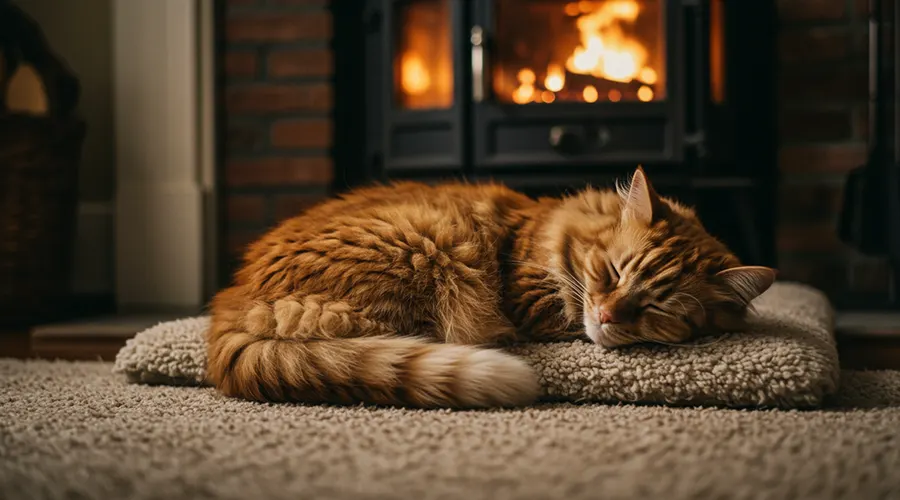 كيفية تدفئة القطط في الشتاء