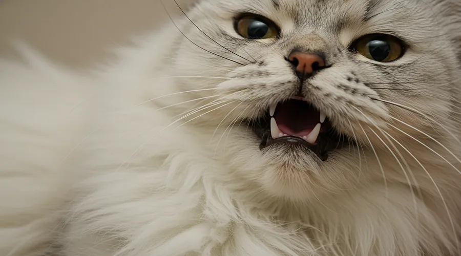 مشاكل الأسنان والفم عند قطط الشيرازي