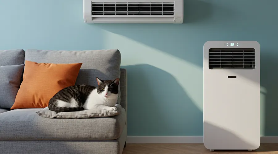 هل المكيف يسبب البرد للقطط؟