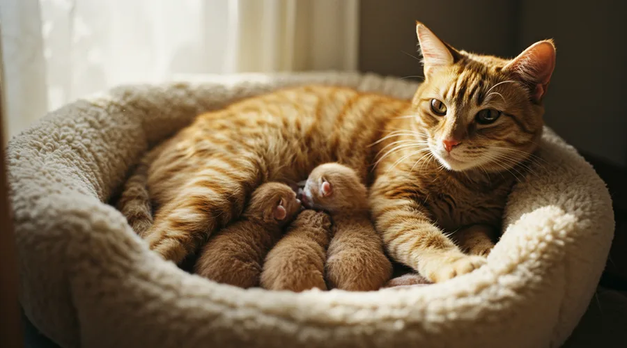 ولادة القطط