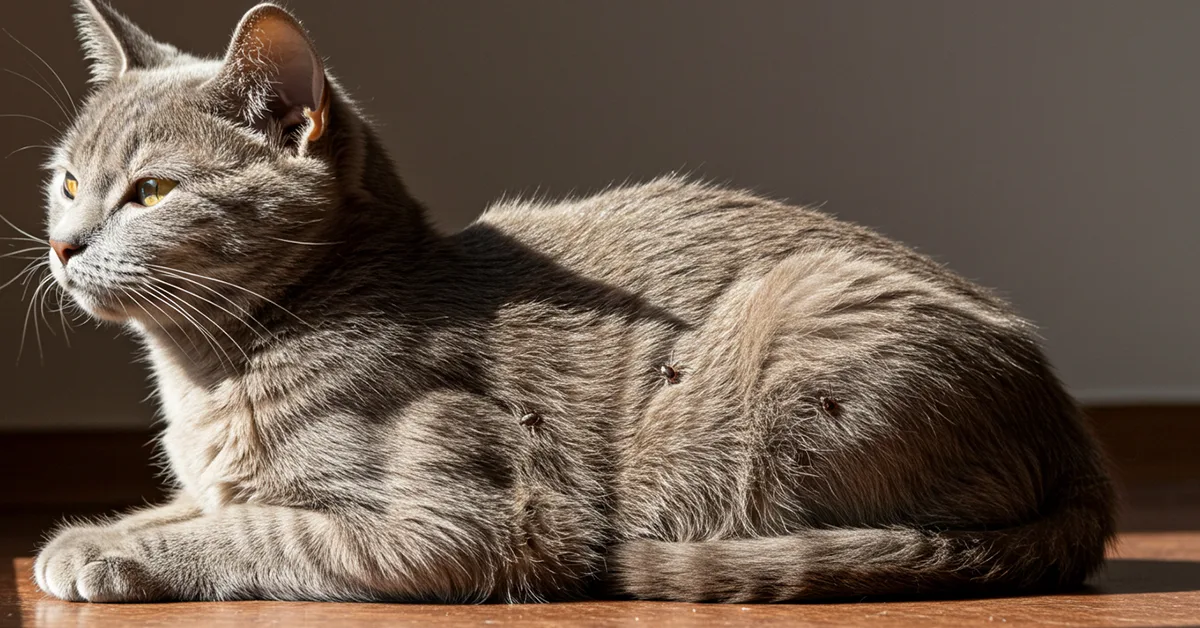 القراد في القطط كيف تكتشفه وتزيله وتحمي قطك منه؟