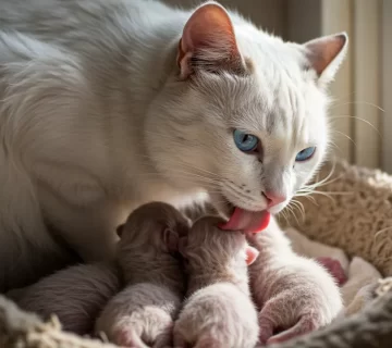 ولادة القطط العلامات، المدة، وكيف تساعدها في المنزل؟