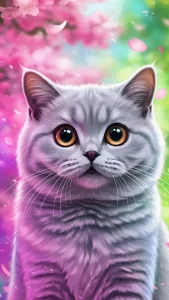 خلفيات أنمي كيوت لقطط بريطاني