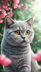 خلفيات أنمي كيوت لقطط بريطاني