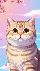 خلفيات أنمي كيوت لقطط بريطاني