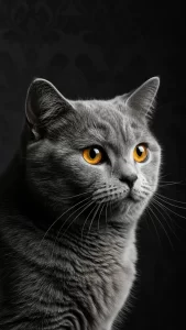 خلفيات ذهبية لقطط بريطانية