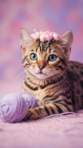 خلفيات قطط البنغال كيوت للبنات