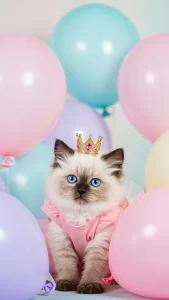 خلفيات قطط الهملايا الصغيرة