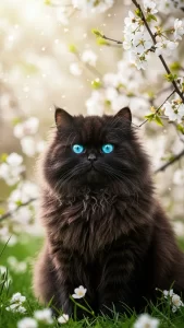 خلفيات قطط الهملايا سوداء