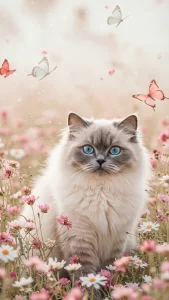 خلفيات قطط الهملايا كيوت للبنات