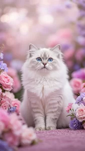 خلفيات قطط الهملايا كيوت للبنات