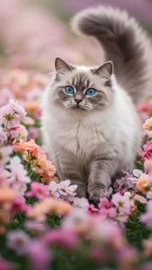 خلفيات قطط الهملايا كيوت للبنات