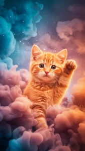 خلفيات قطط برتقالية الانستا