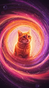 خلفيات قطط برتقالية الانستا