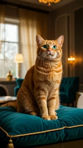 خلفيات قطط برتقالية فاخرة