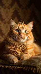 خلفيات قطط برتقالية فاخرة