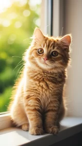 خلفيات قطط برتقالية كيوت