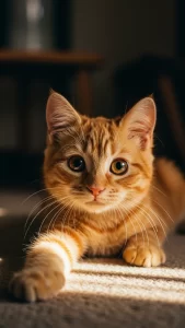 خلفيات قطط برتقالية كيوت