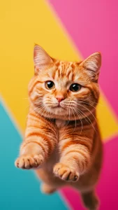 خلفيات قطط برتقالية مضحكة