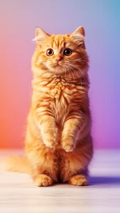 خلفيات قطط برتقالية مضحكة