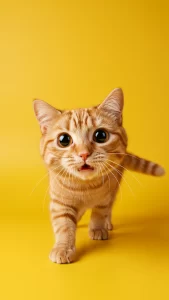 خلفيات قطط برتقالية مضحكة