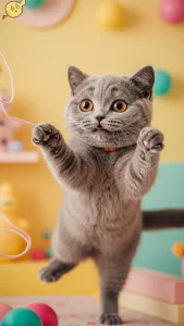 خلفيات قطط بريطانية بطابع فكاهي